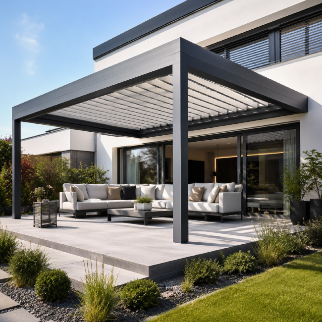 pose pergola bioclimatique tarbes pau