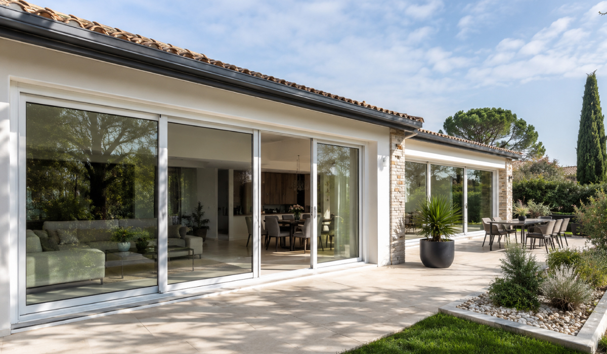 baie vitree pvc 2sudmenuiserie pau tarbes