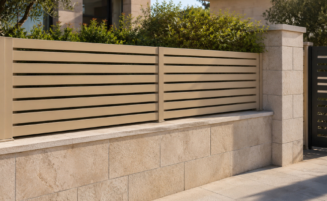 cloture lame alu sur mesure pau tarbes