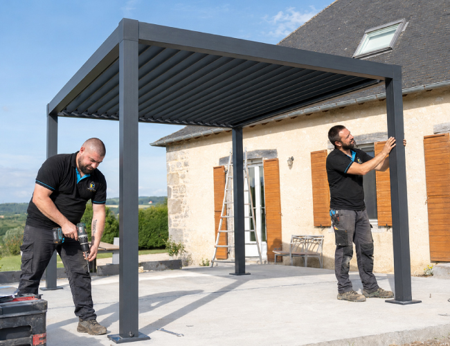 entreprise pose pergola autoportee pau tarbes