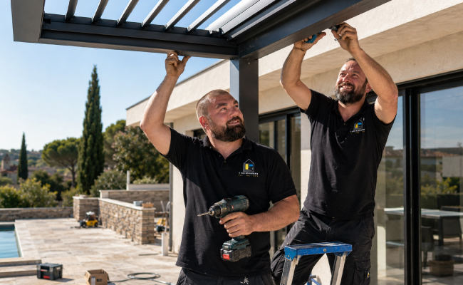 L'équipe equipe 2sudmenuiserie poseur pergola pau tarbes