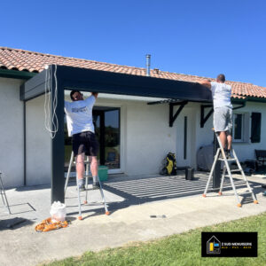 installation pergola bioclimatique riupeyrous 2sudmenuiserie