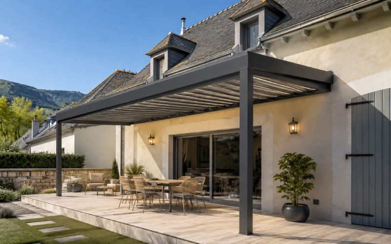 pose pergola adossee pau tarbes