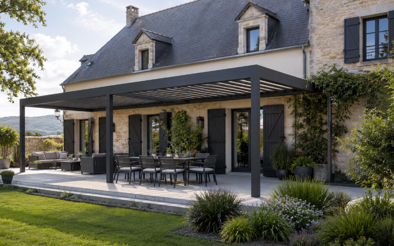 pose pergola aluminium pau tarbes